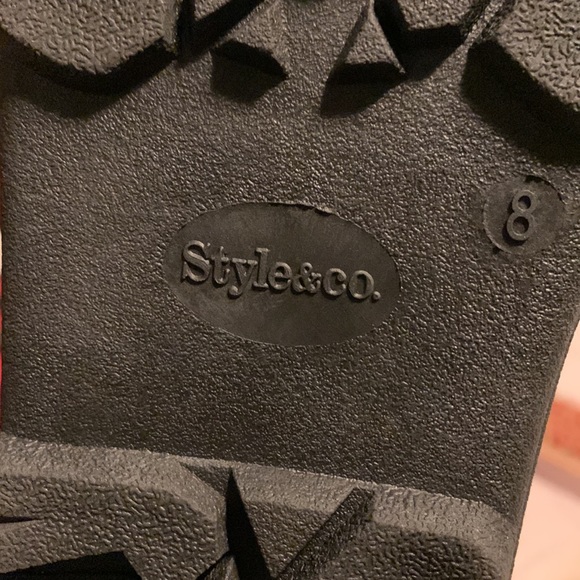 Style&co black suede boots new in box - Picture 9 of 9